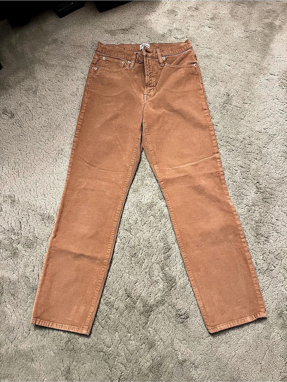 J.Crew Vintage Slim Straight Corduroy Straight Leg Jeans Waist 27
